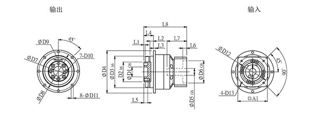 東莞齒輪減速機(jī)圖紙