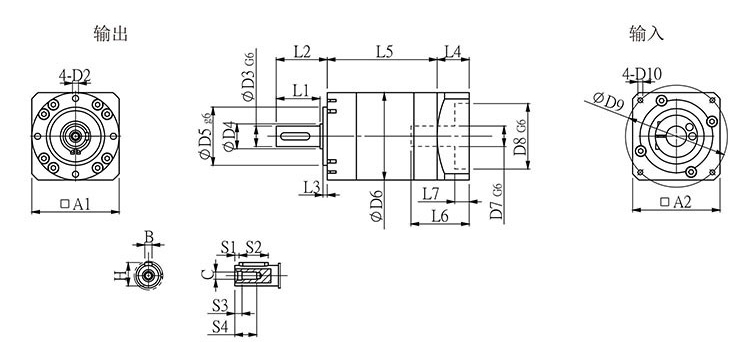 廣東減速機廠家尺寸圖